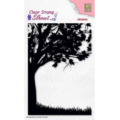Nellie's Choice Clear Stamp - Silhouettes Tree-2